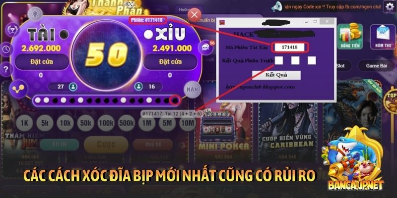 Xóc đĩa bịp mới nhất - Các cách để hack hiệu quả 2026 6 Các cách xóc đĩa bịp mới nhất cũng có rủi ro