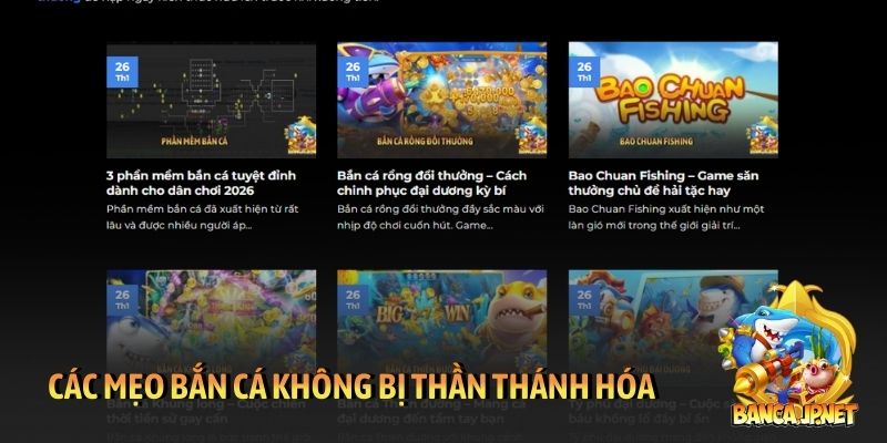 Web này cho anh em bí kíp để vét tiền cả thiên hạ 6 Các mẹo bắn cá không bị thần thánh hóa