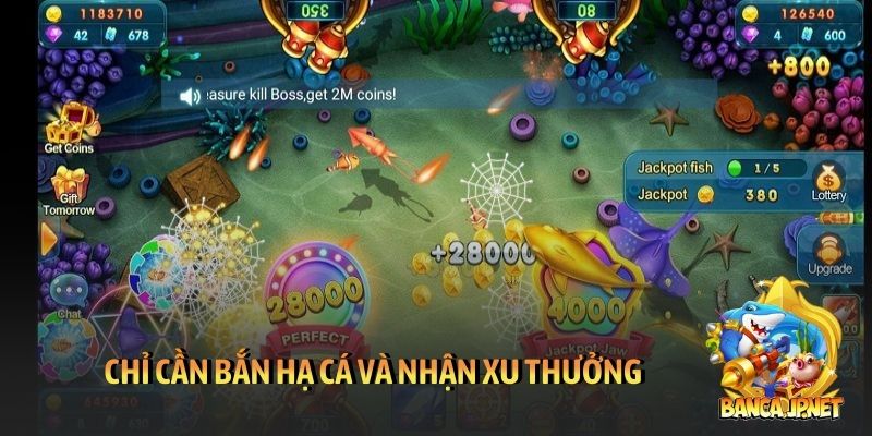 Tỷ phú đại dương - Cuộc săn kho báu khổng lồ đầy bí ẩn 7 Chỉ cần bắn hạ cá và nhận xu thưởng