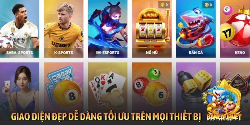 Giao diện đẹp dễ dàng tối ưu trên mọi thiết bị