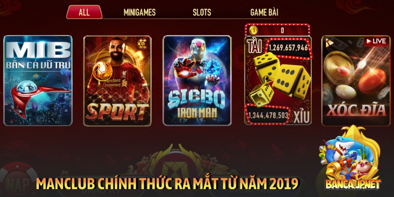 Manclub chính thức ra mắt từ năm 2019