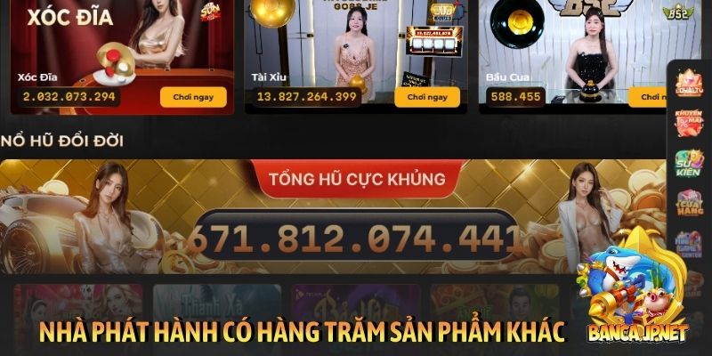 Nhà phát hành có hàng trăm sản phẩm khác thú vị