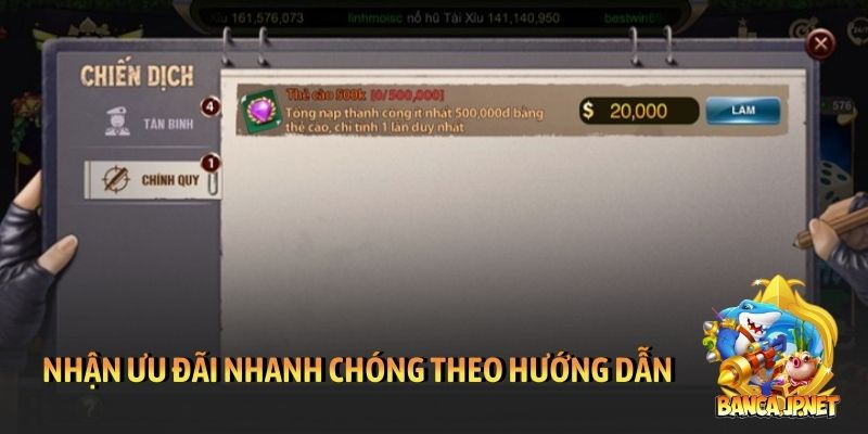 Nhận ưu đãi nhanh chóng theo hướng dẫn từ Bắn cá đổi thưởng