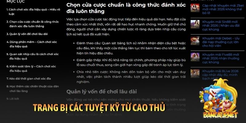 Dạt nhà đi tìm chân lý: Những tin tức này có thực sự ra gì? 6 Trang bị các tuyệt kỹ từ cao thủ
